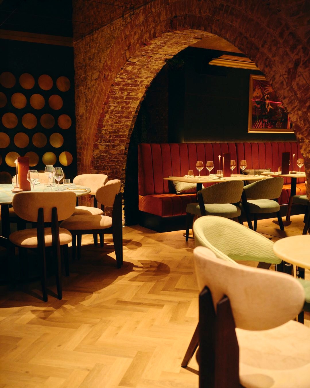 The dining room at Kobe Mayfair
